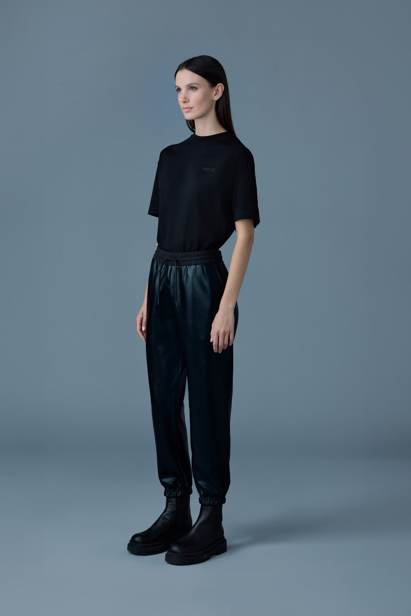 NEV-M Metallic finish double-face jersey sweatpants 3