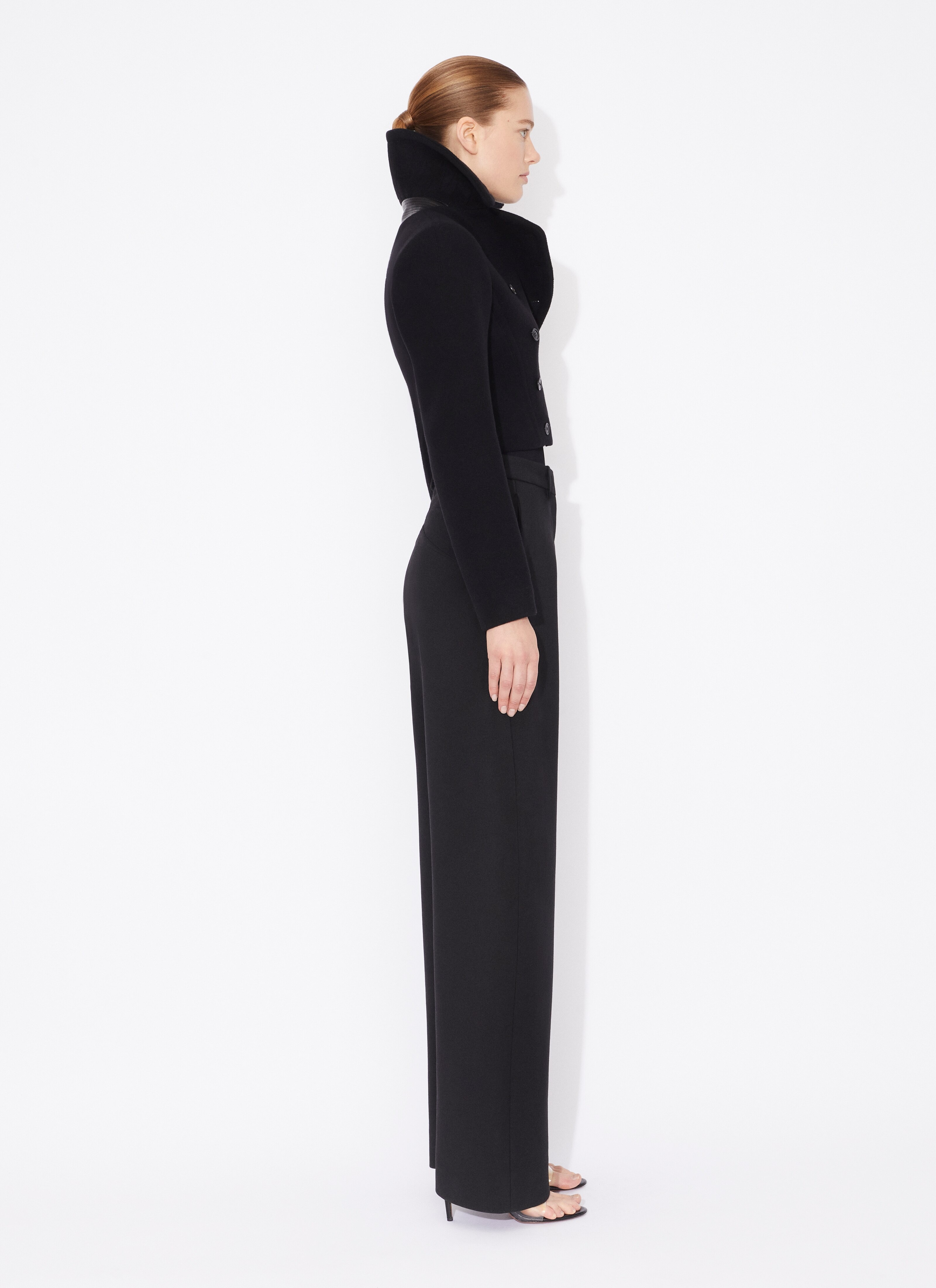 ROUND WOOL PANTS - 4