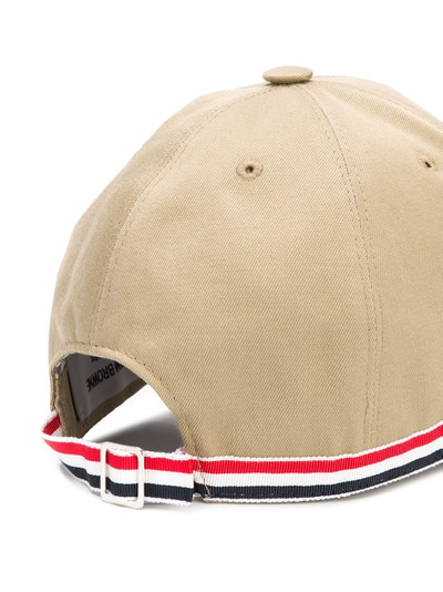 Thom Browne lion detail baseball cap outlook