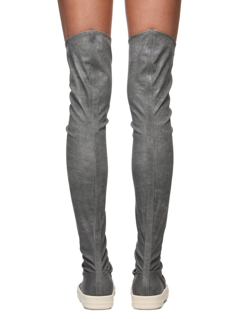 DRKSHDW High Sock denim over-the-knee boots 4