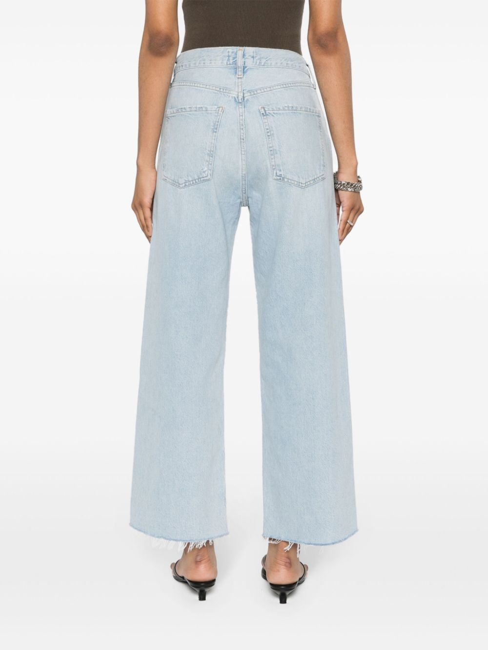 Ren whiskering-effect jeans - 4