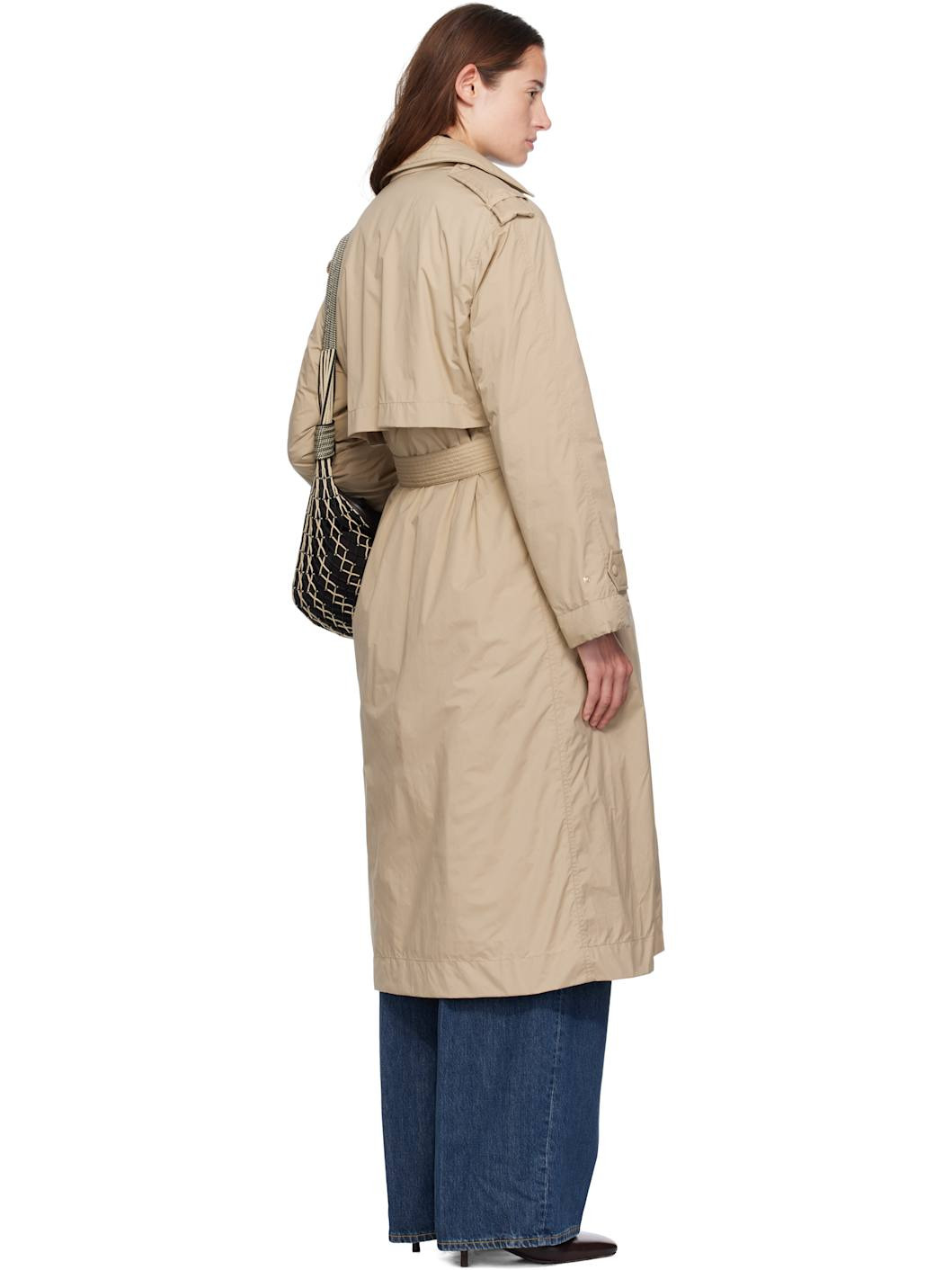 Beige Yevre Trench Coat - 3