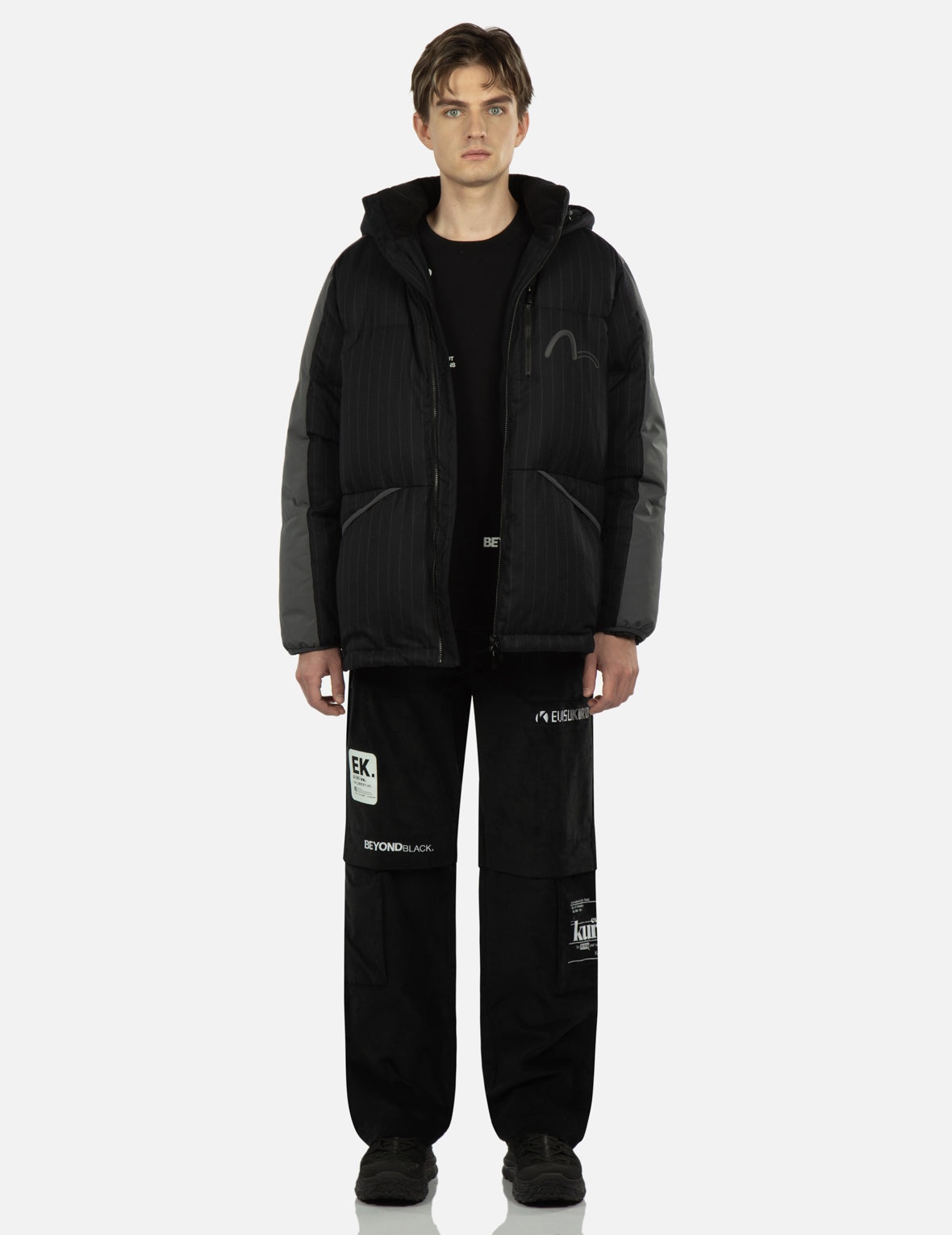 Logo Embroidered Corduroy Worker Pants - 5