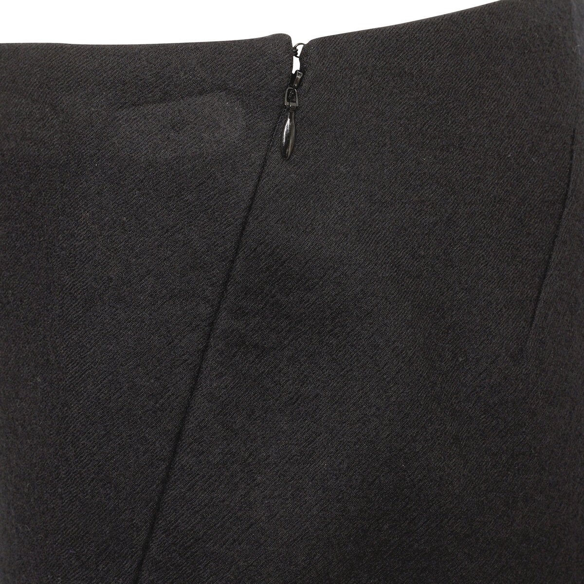 Oline Asymmetric Midi Skirt  in Black - 3