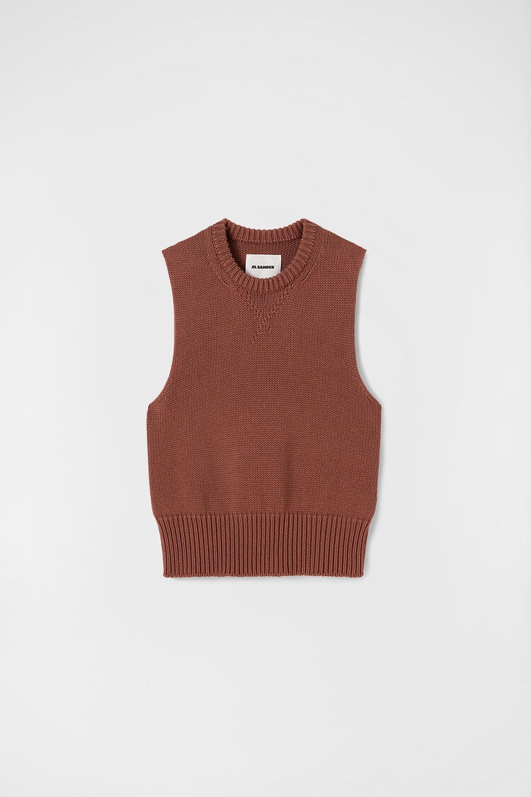 Crew-Neck Vest - 1