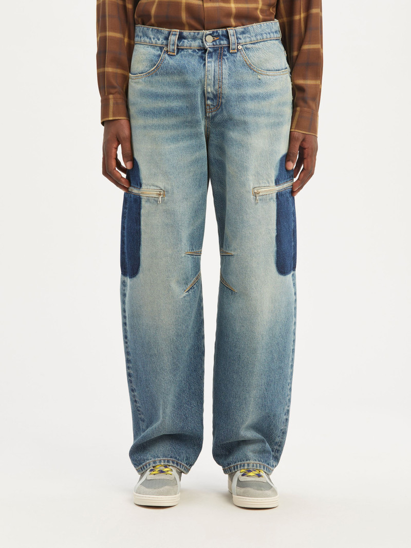 Reserve Dye Carrot Denim Pants 3