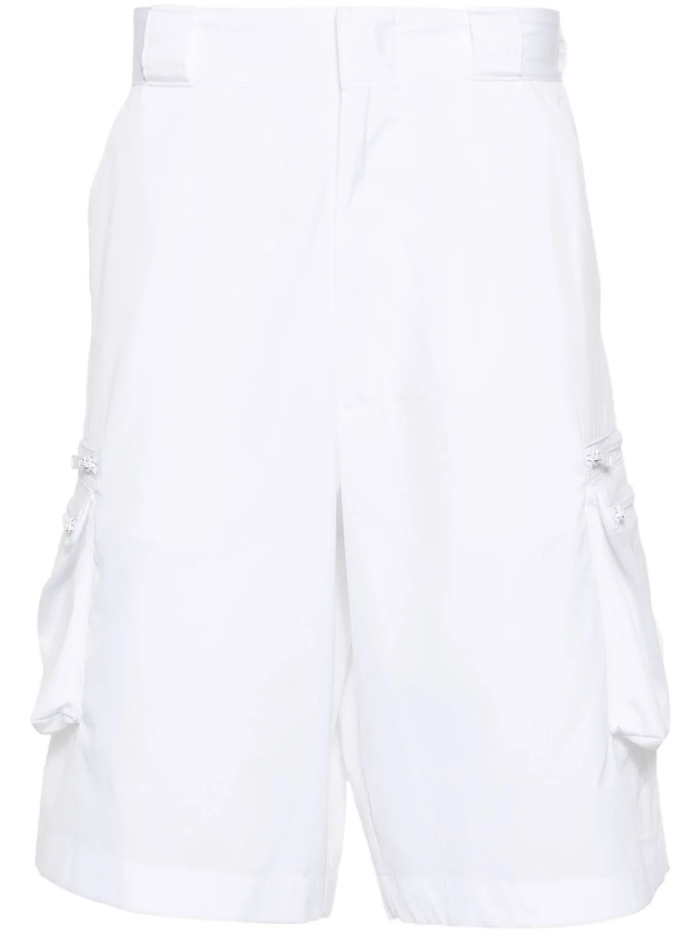 enamel triangle-logo cargo shorts - 1