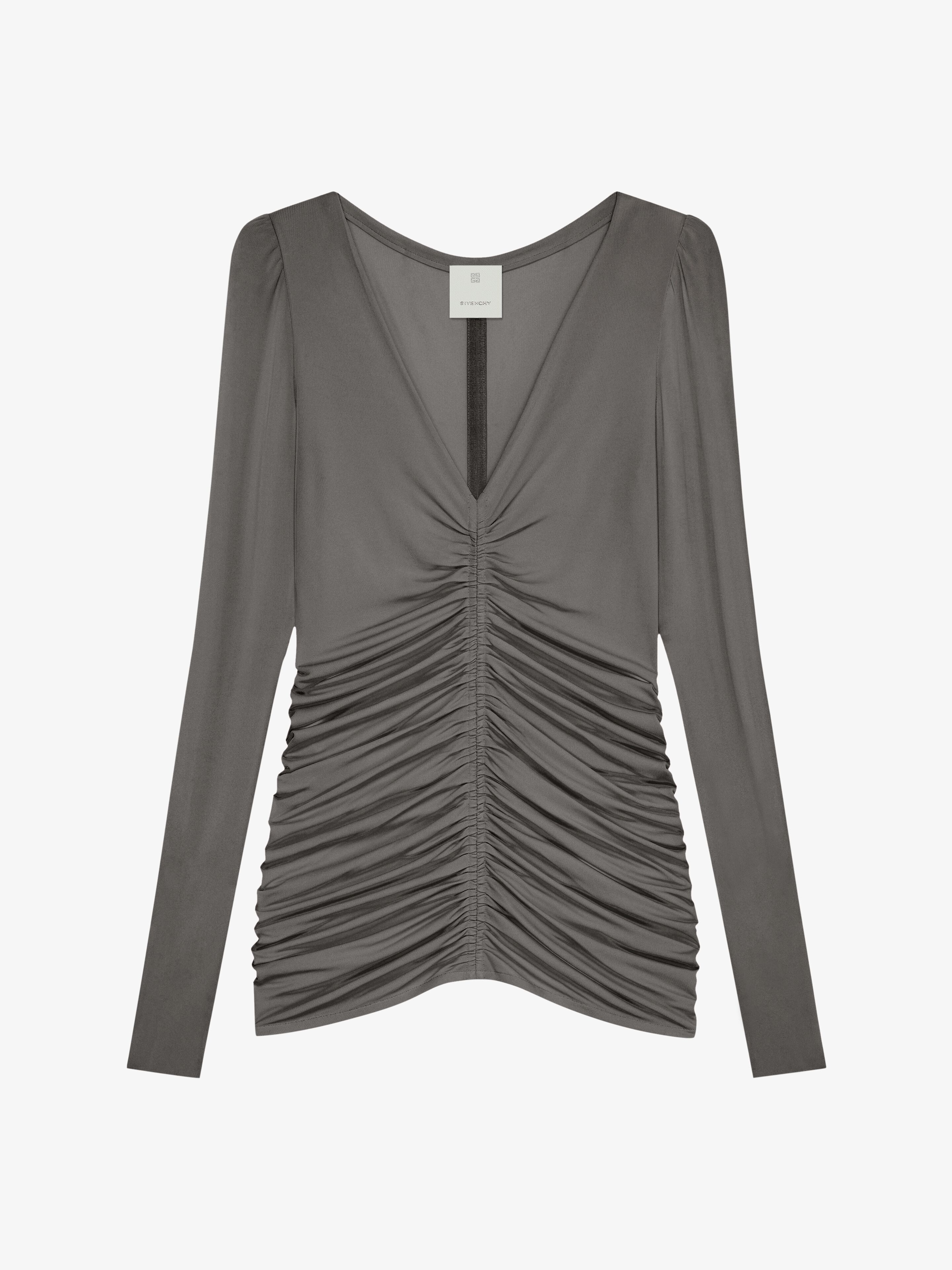 RUCHED TOP IN CREPE - 5