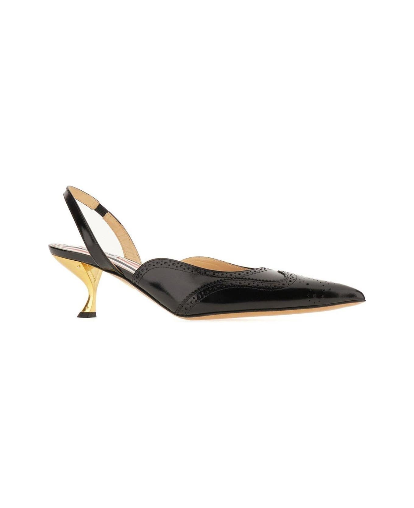 Pointed-toe Slingback Pumps - 2