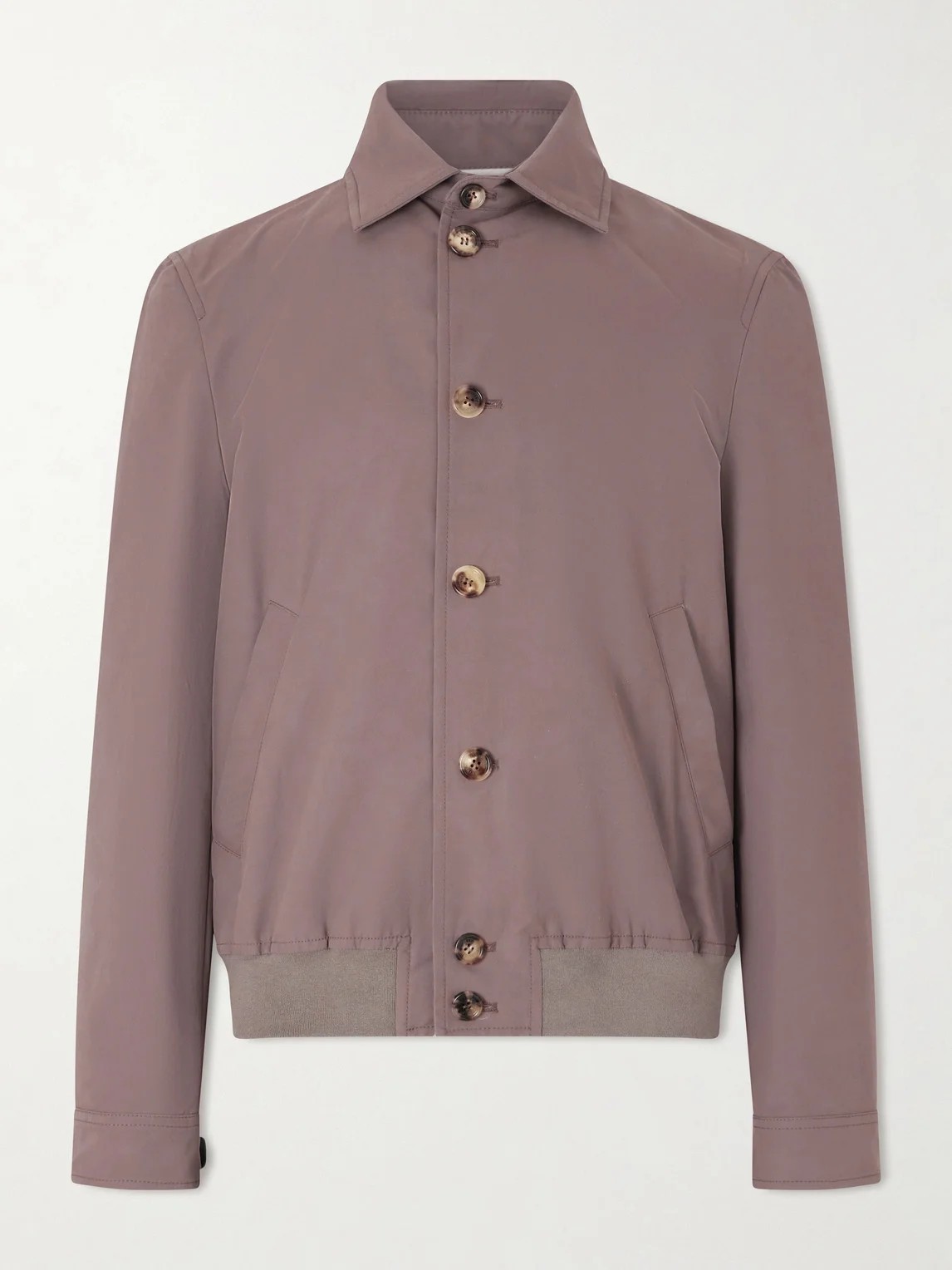Cotton-Blend Blouson Jacket - 1
