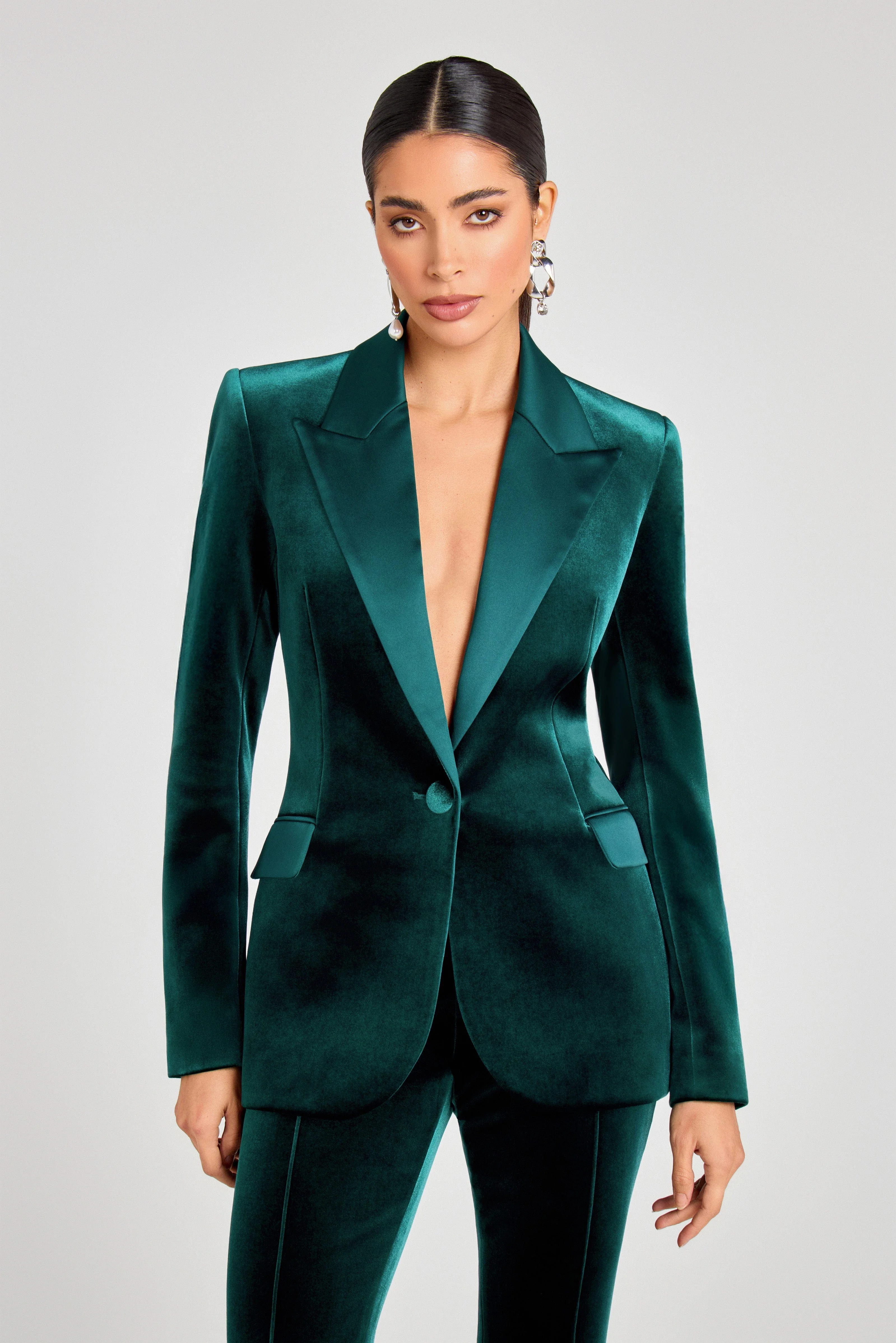 Beatrice Green Blazer - 1