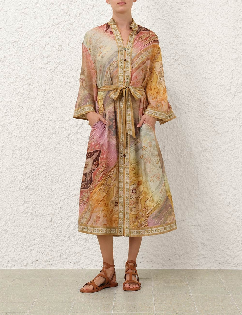 Zimmermann TALLOW MIDI SHIRT DRESS outlook