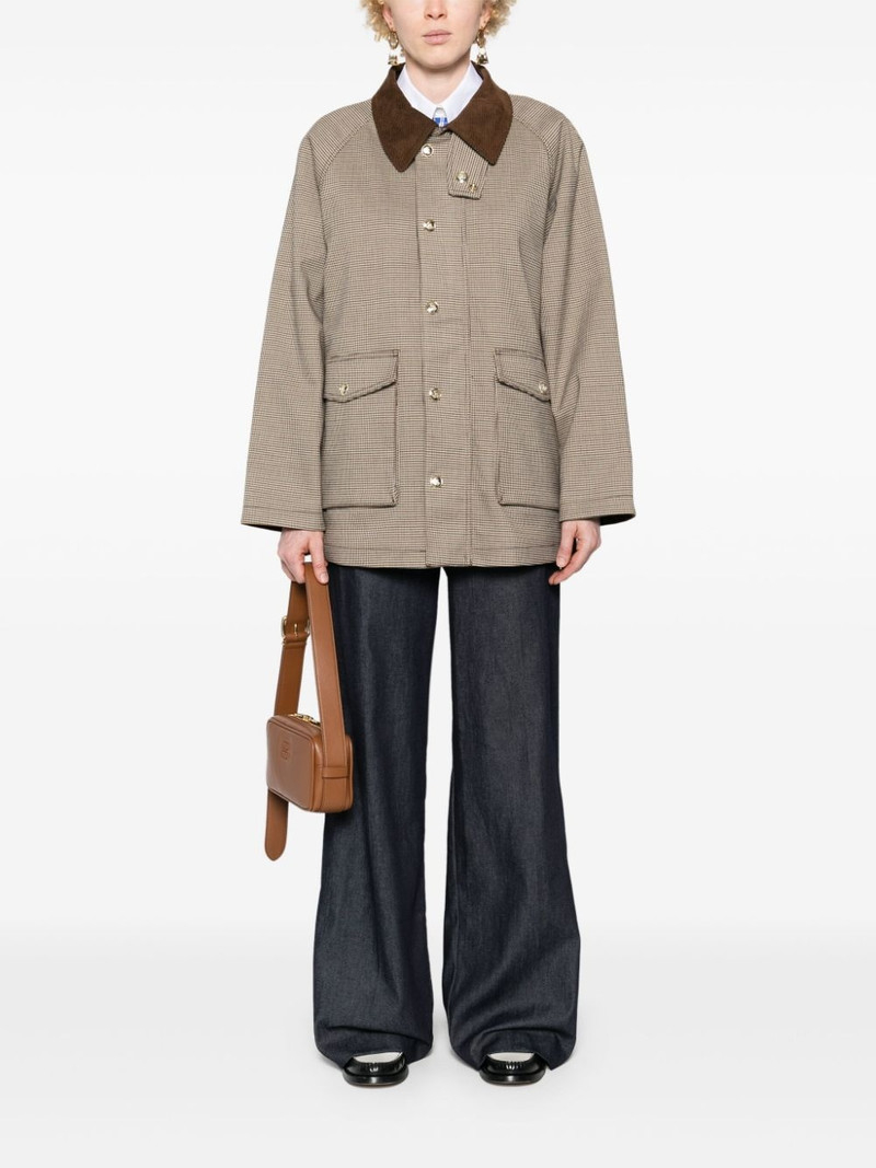 Sandro Bastille herringbone jacket outlook