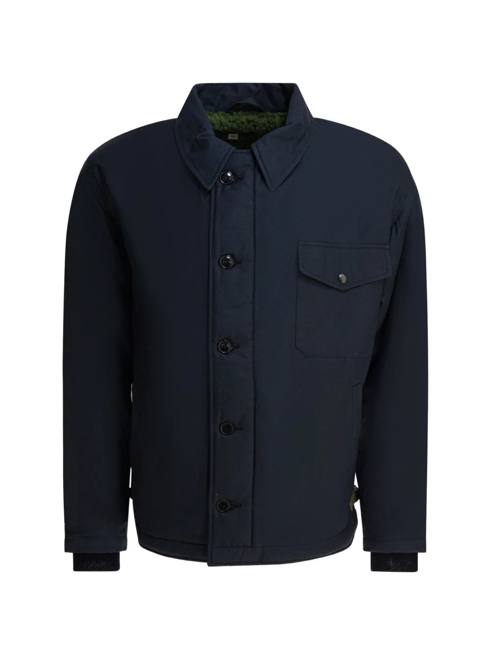 button fastening patch pocket jacket - 1