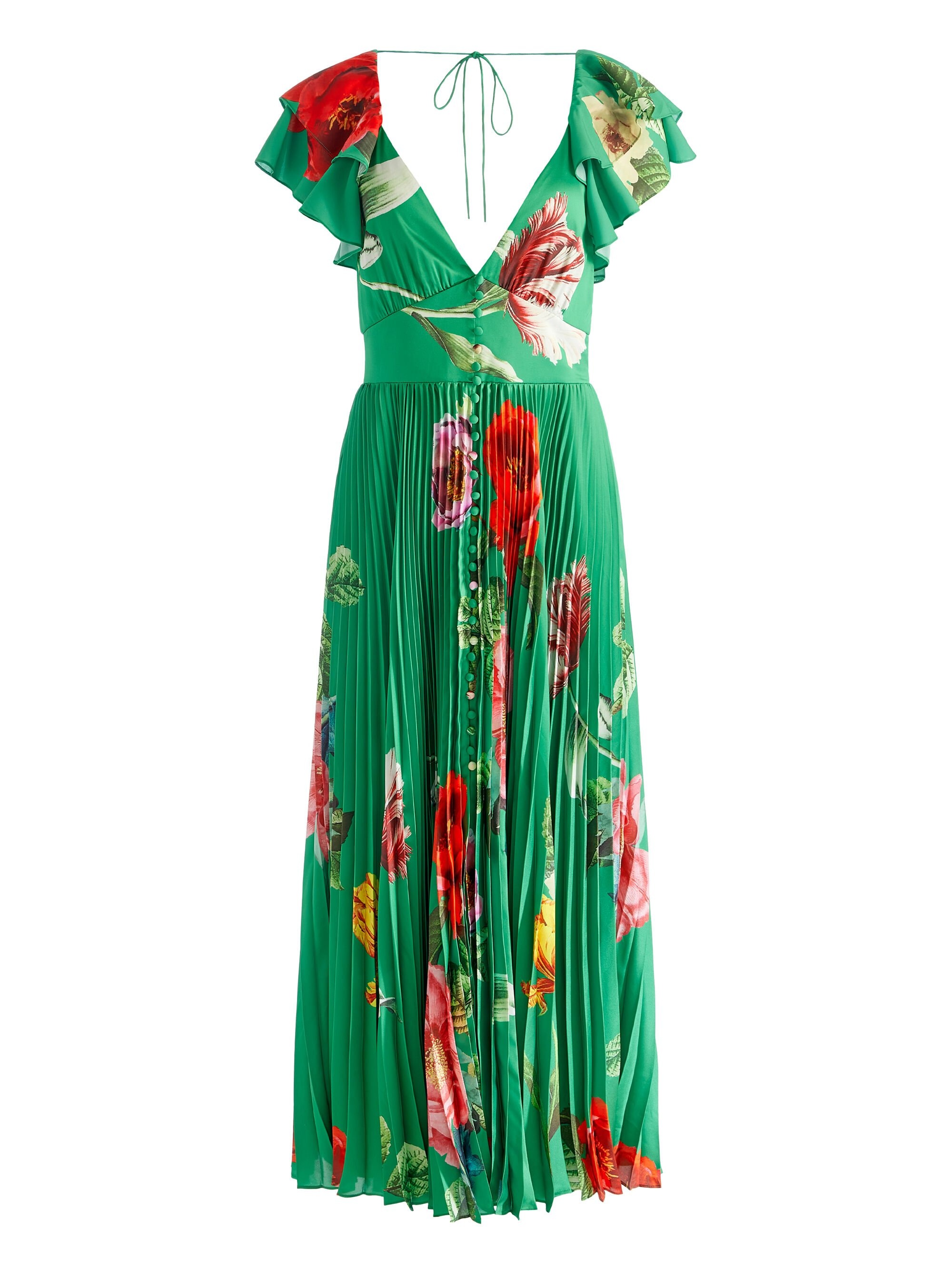 HALIA PLEATED MIDI DRESS - 7