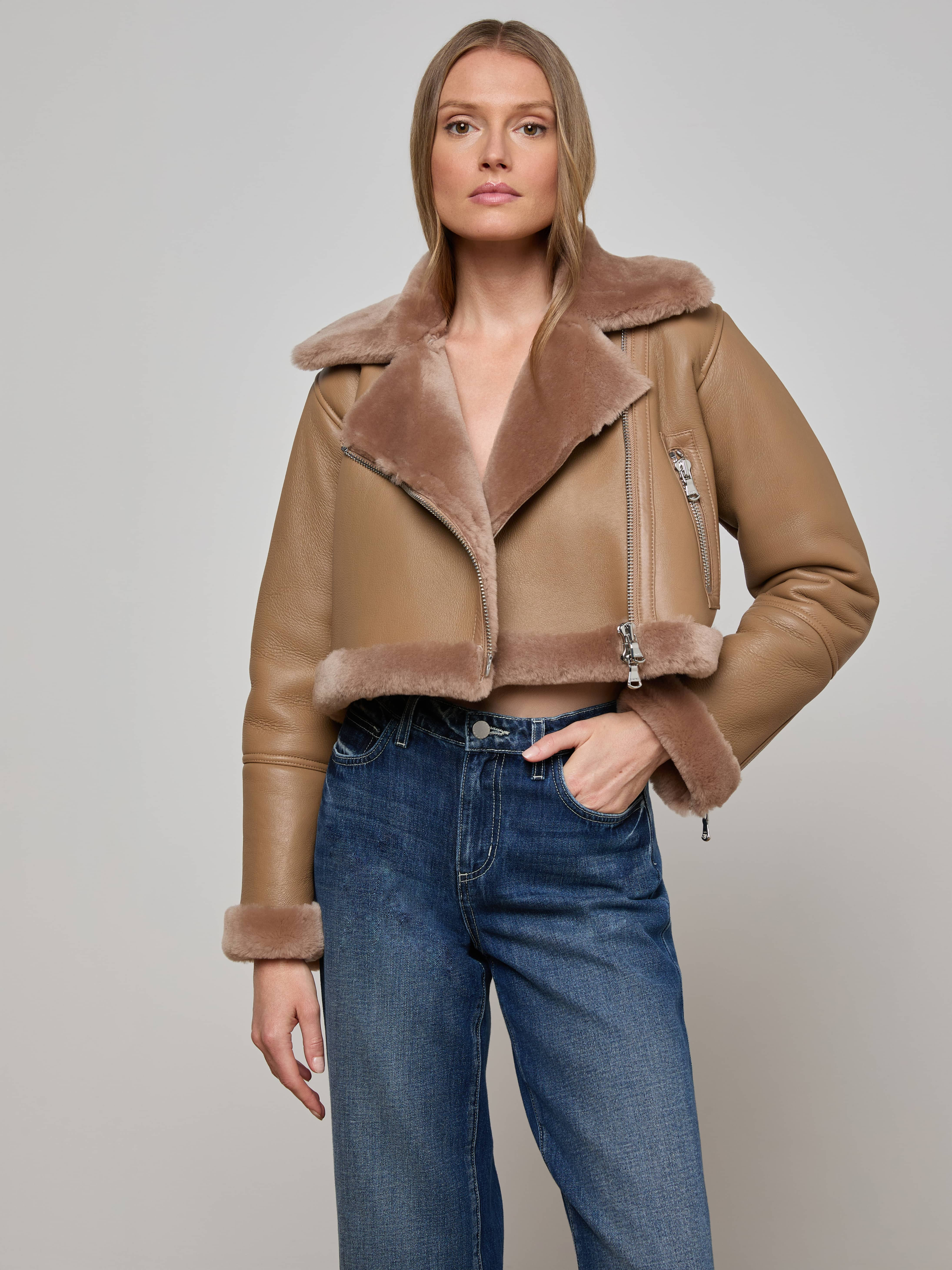 Pike Shearling Leather Jacket - 2