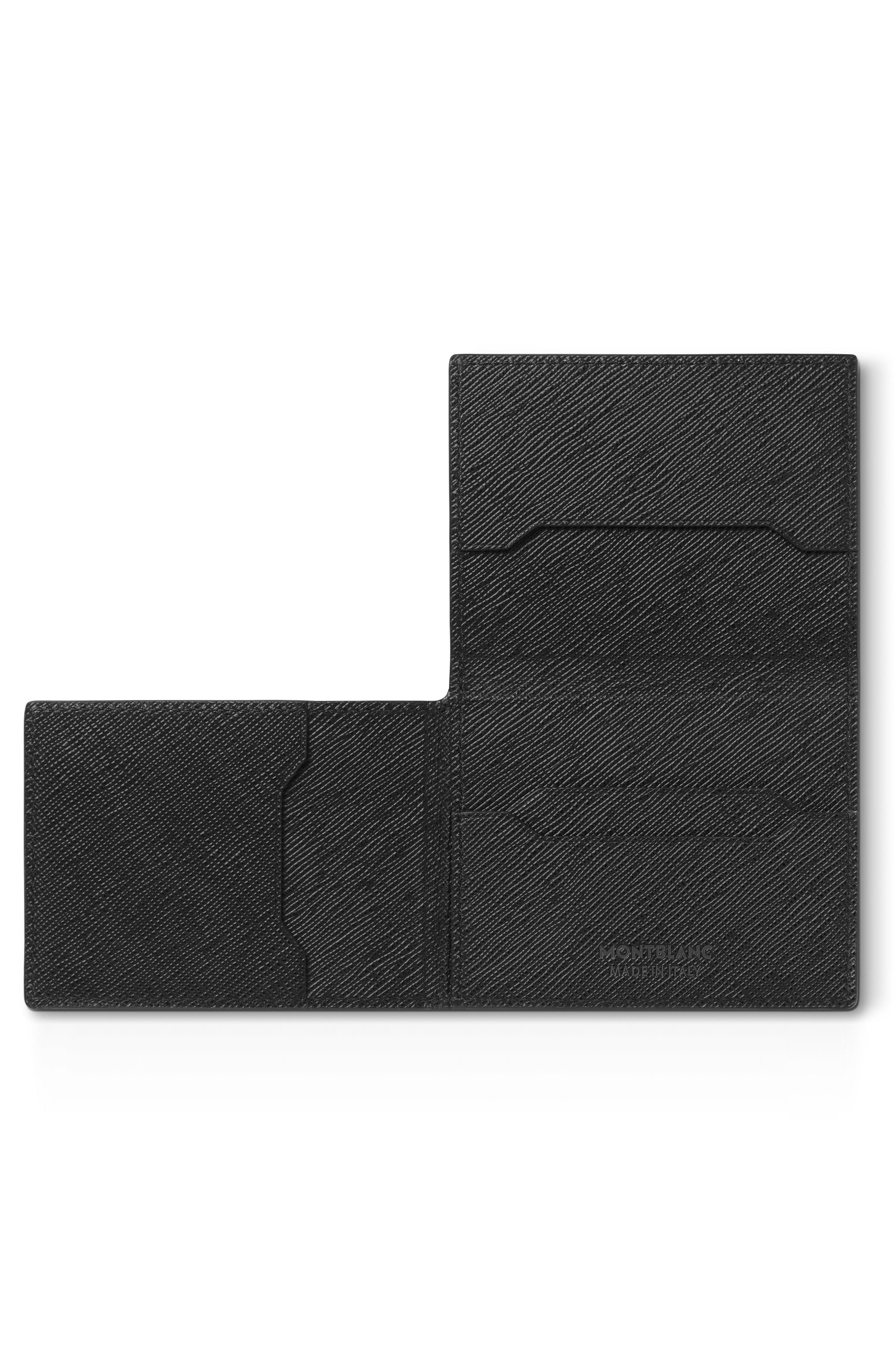 Montblanc Sartorial Trifold Leather Card Holder in Black at Nordstrom - 2
