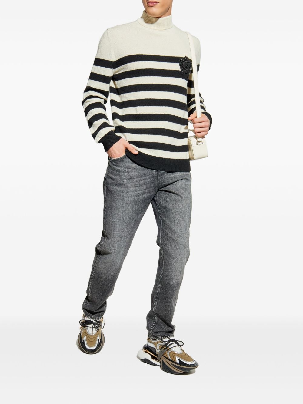 striped-pattern sweater - 2