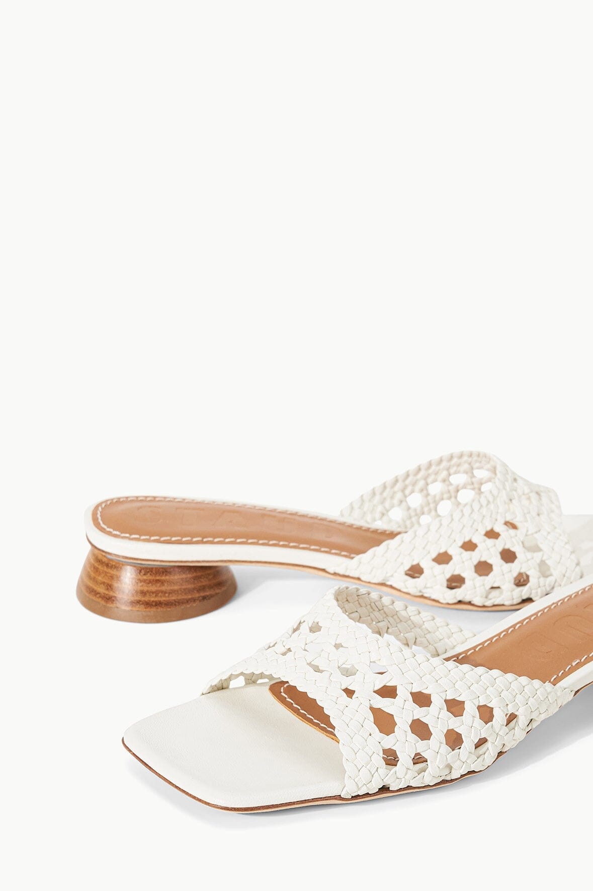 STAUD SIMONE CROCHET HEEL PAPER - 4