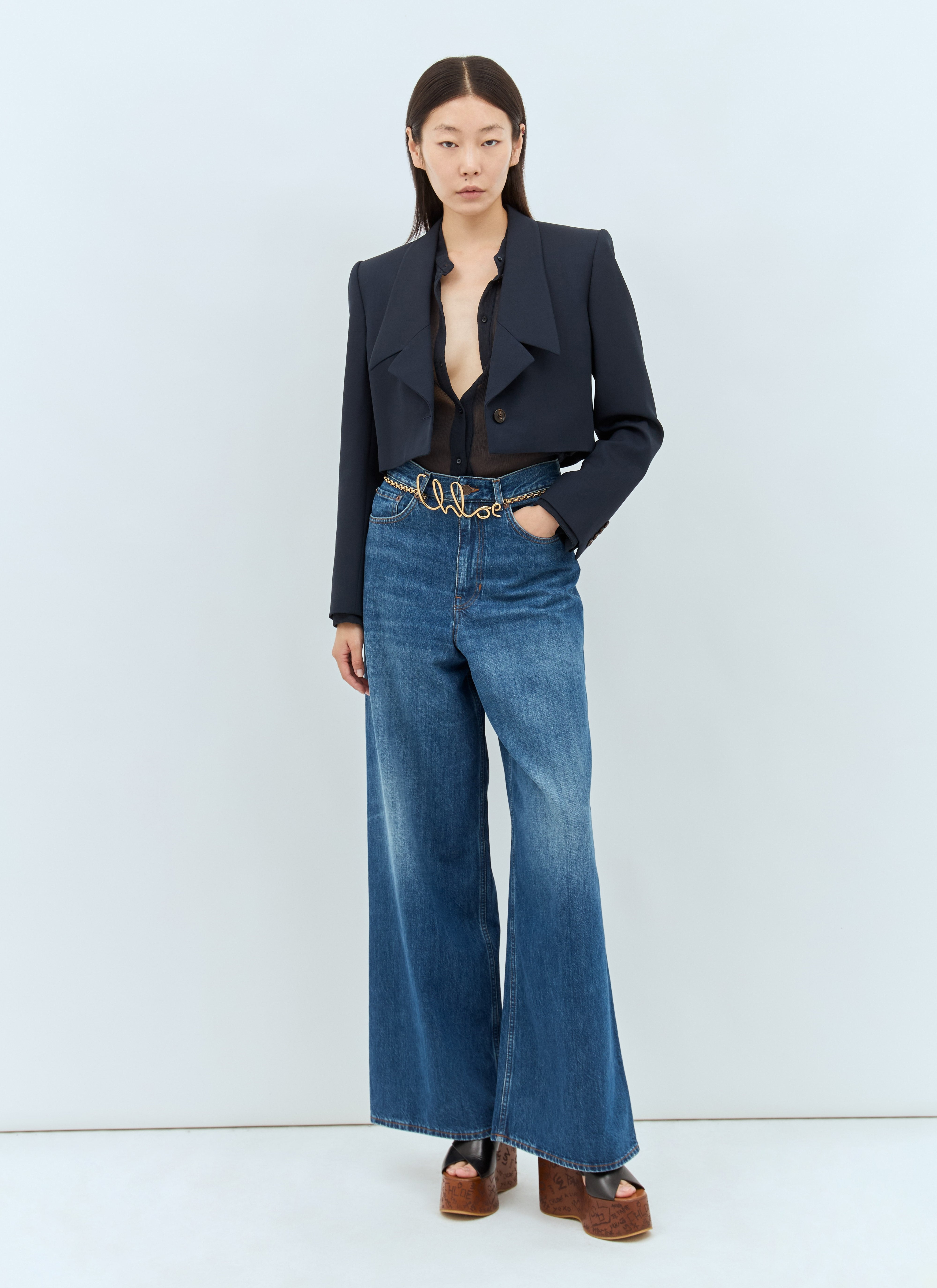 Chloé Women Wide-Leg Jeans - 2