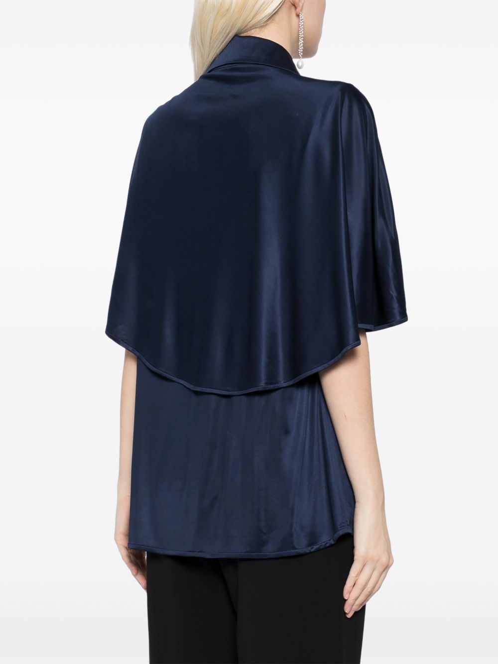 glossy jersey shirt - 4