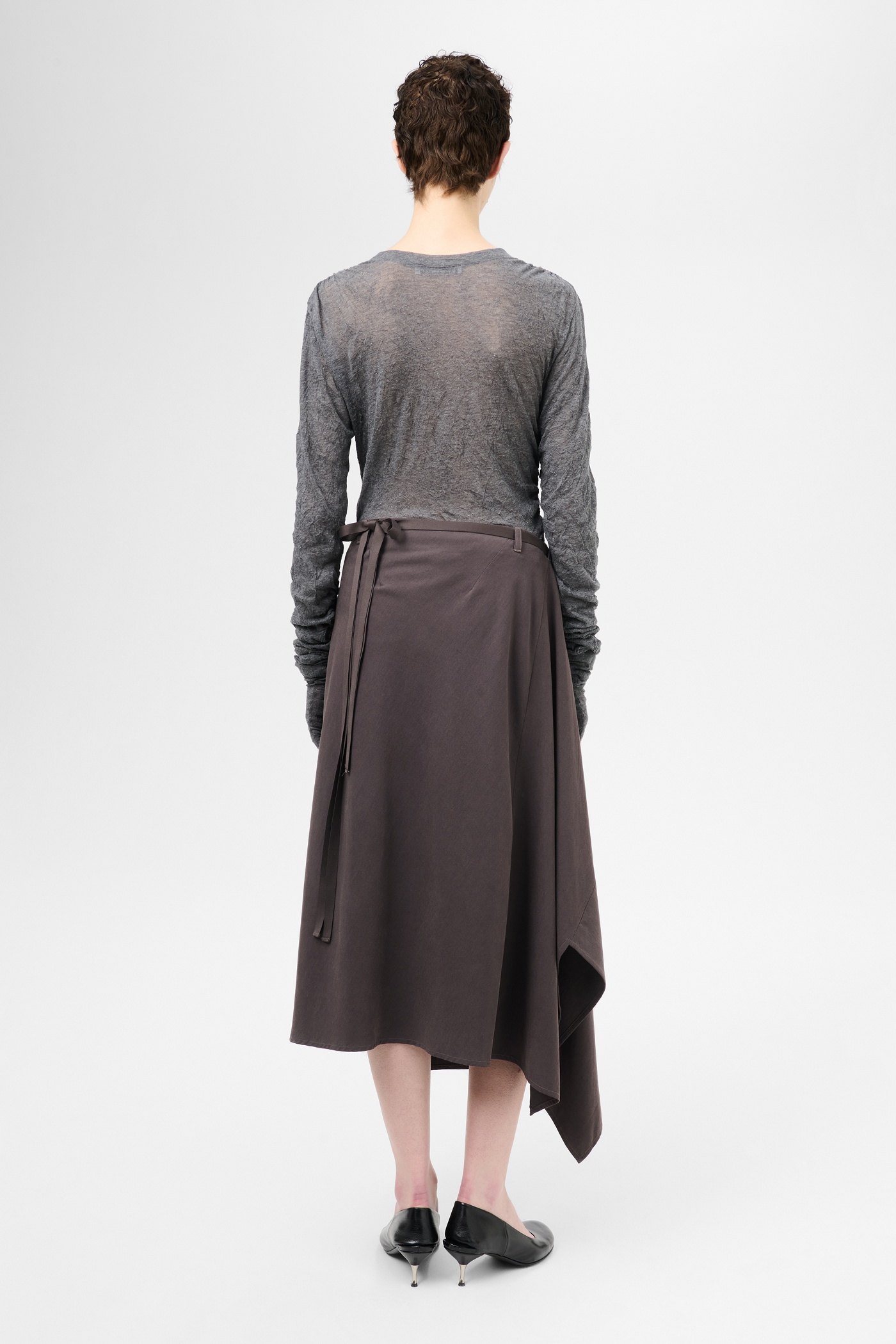 Spinnaker Skirt Chocolate Plum Rustic Lyocell - 6