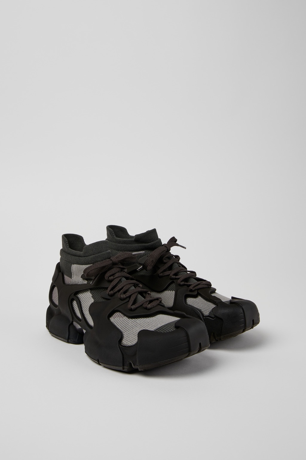 Gray Caged Sneakers - 2