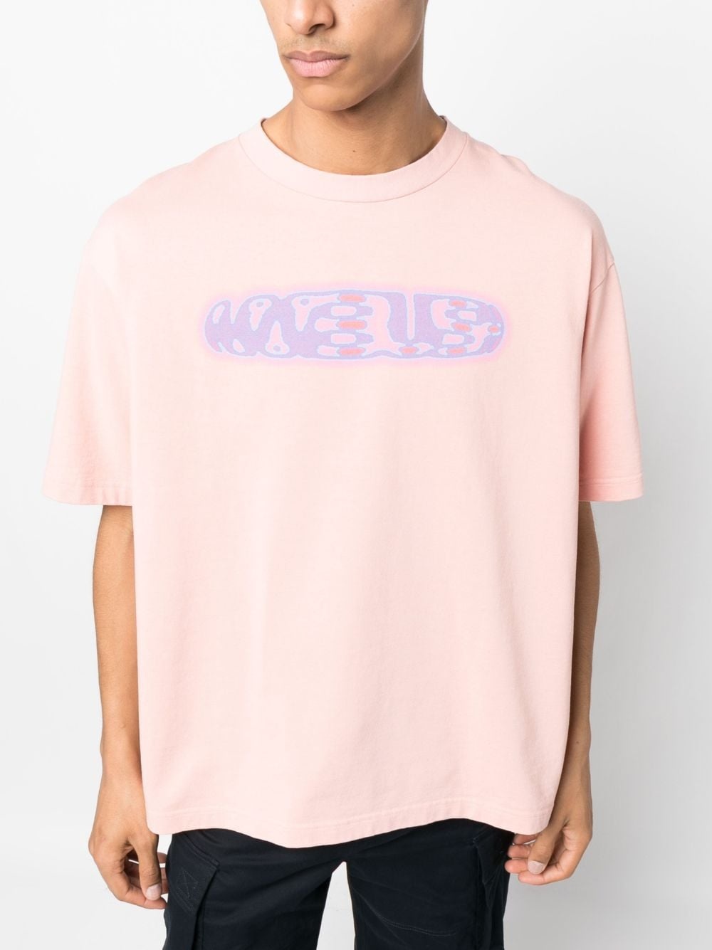 logo-print cotton T-shirt - 5