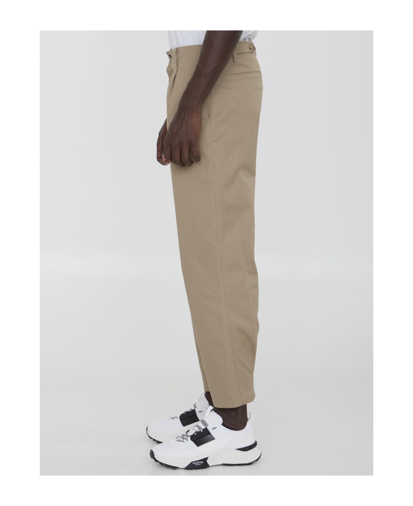 Pants In Cotton Gabardine - 3