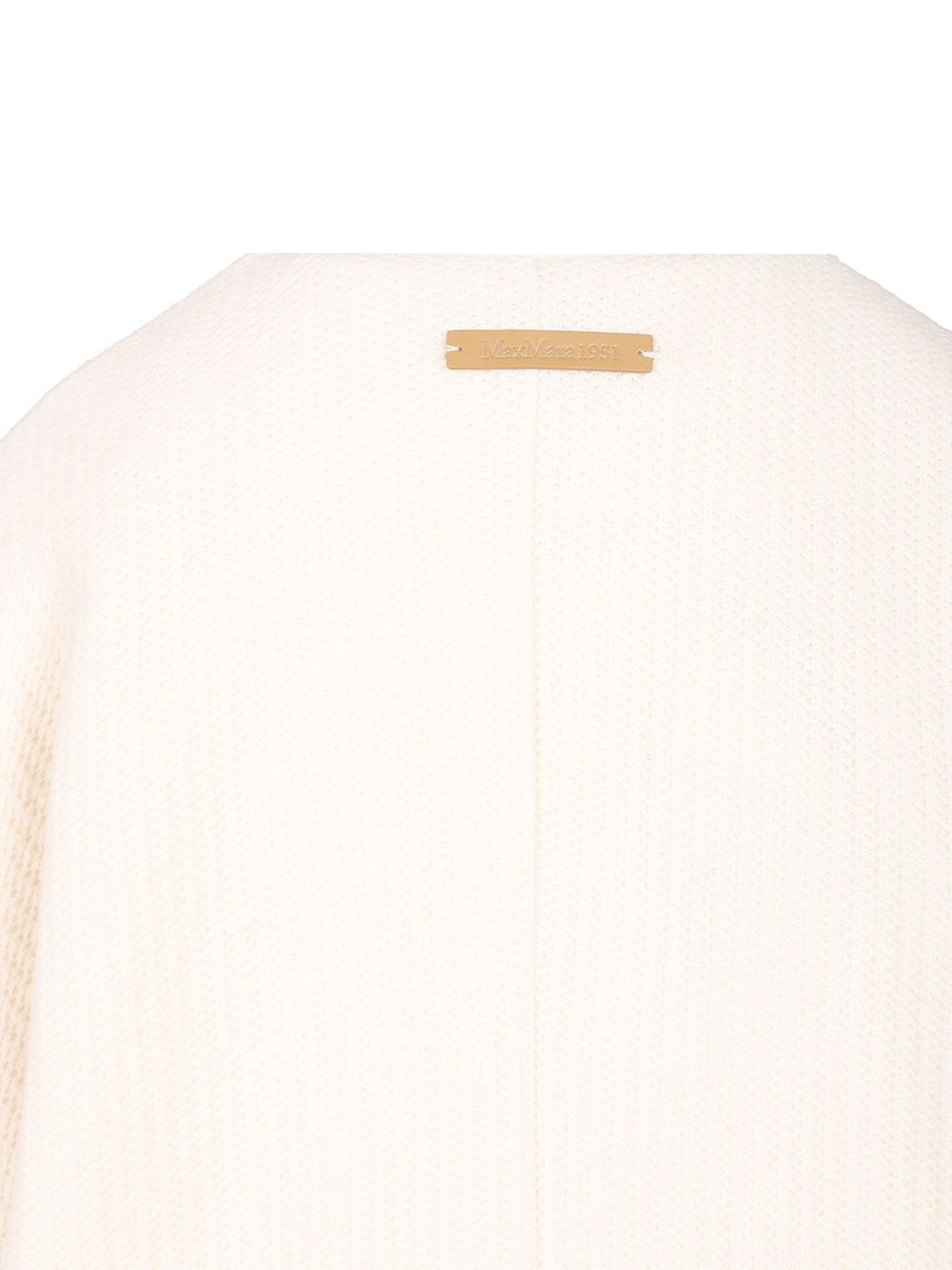 Wool And Cashmere Knitted Jacket Jackets White - 6