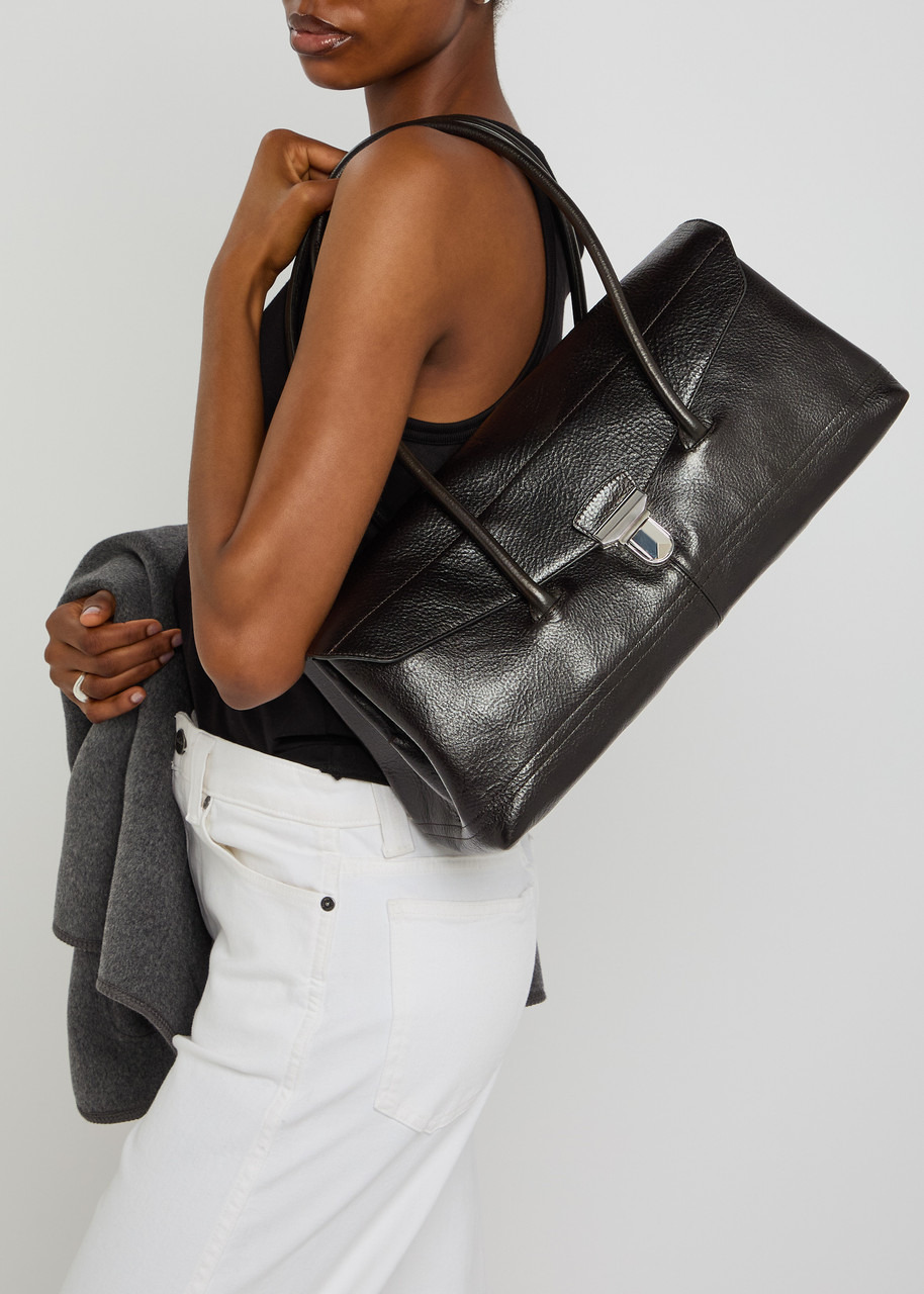 Lemaire Shoulder Gear Grained Leather Shoulder bag - 5