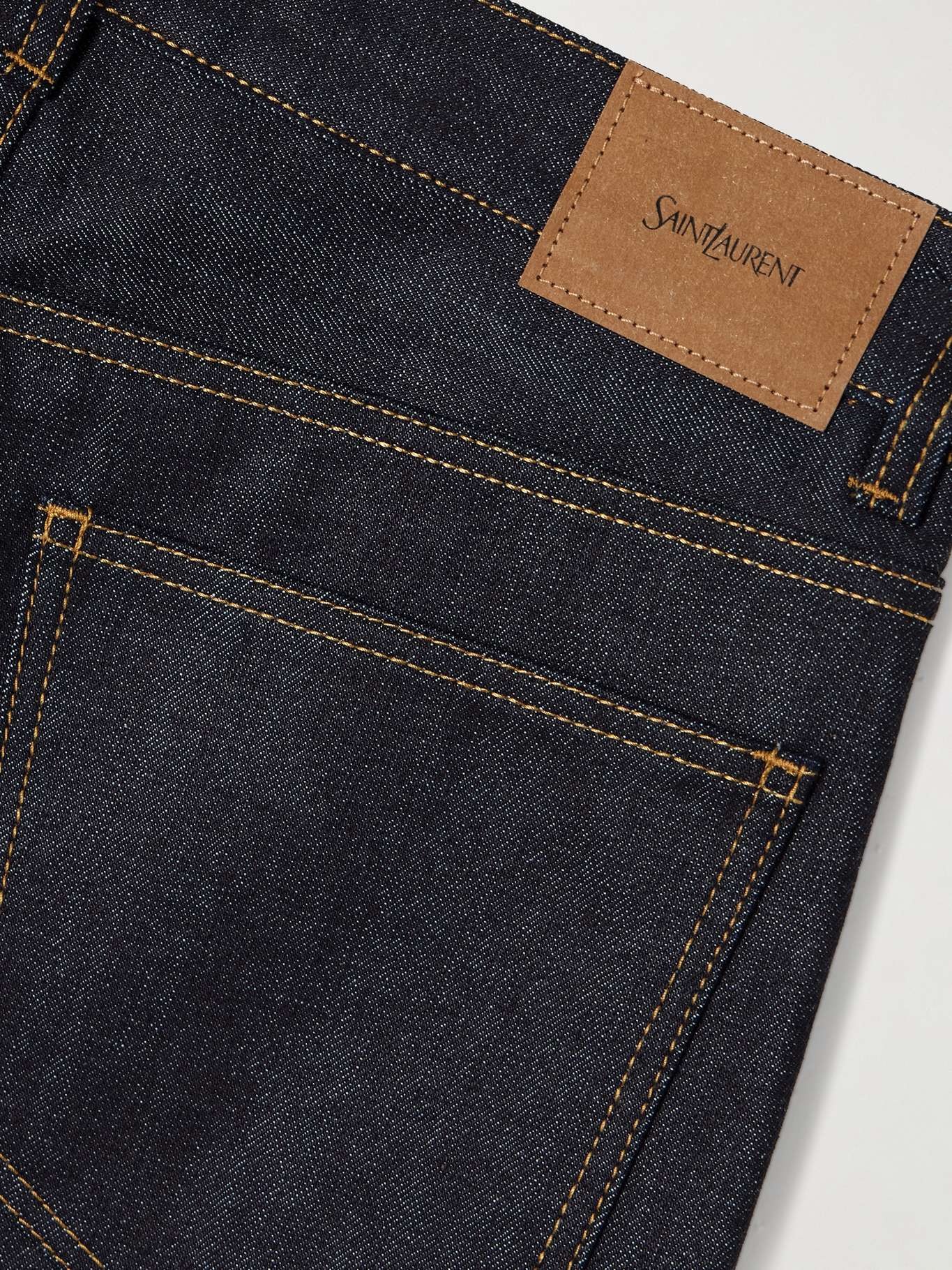 SAINT LAURENT PARIS｜JEANS (795345 Y23HA 4020) Saint Laurent Paris Black High-Rise D04 W/SK-HW Skinny Jeans