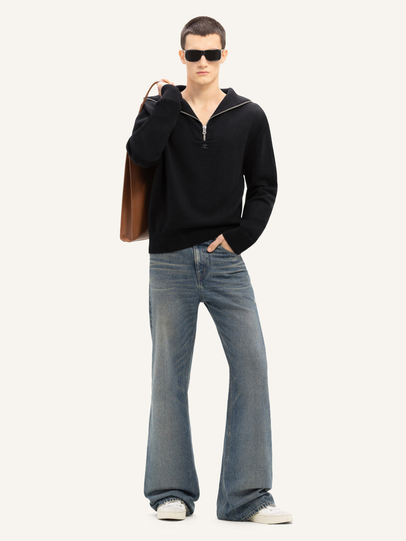 courrèges TRUCKER WOOL SWEATER outlook