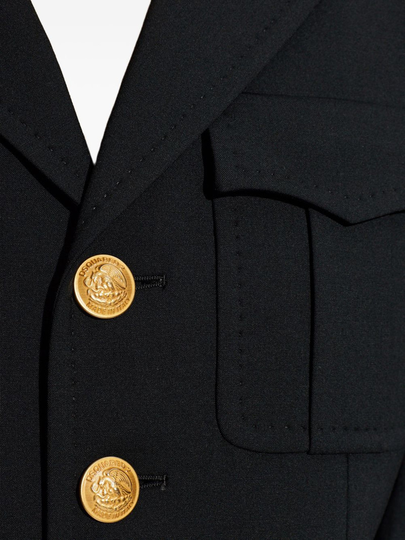 flap-pocket single-breasted blazer 5