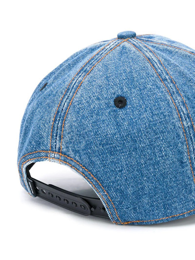 Diesel destroyed denim baseball cap outlook