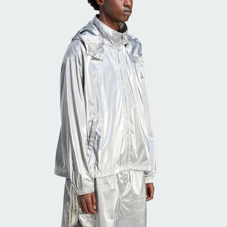 adidas x Wales Bonner Silver Anorak Jacket 'Silver' IB3254 - 5