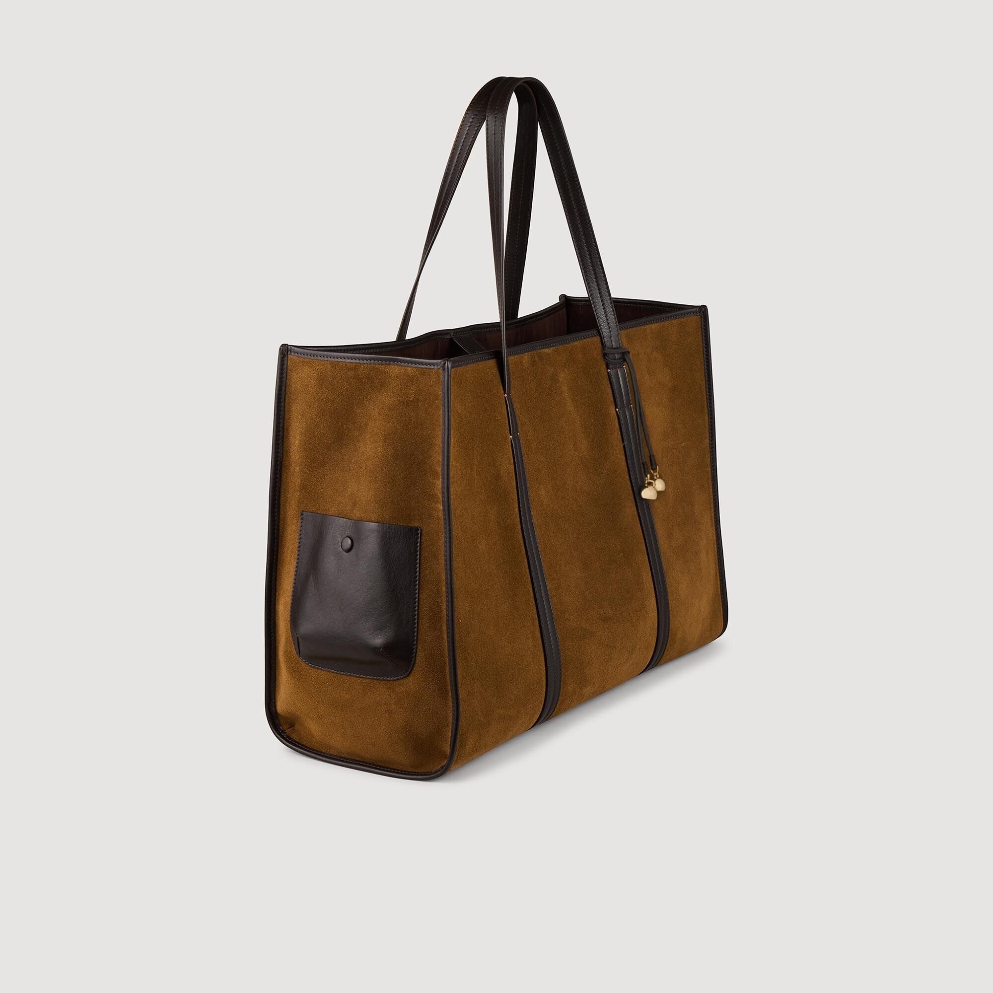 SUEDE TOTE BAG - 3