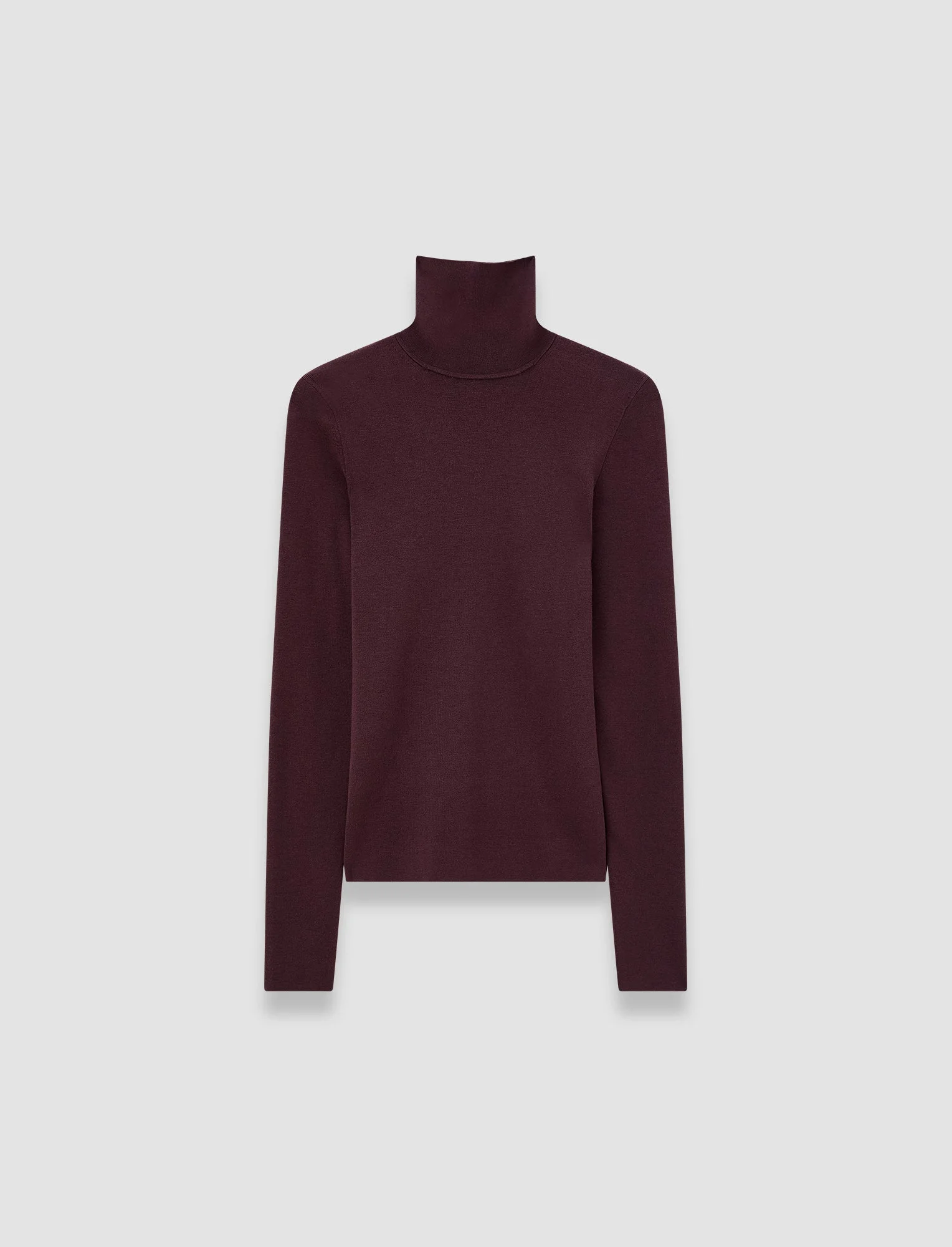 Silk Stretch High Neck Top - 1