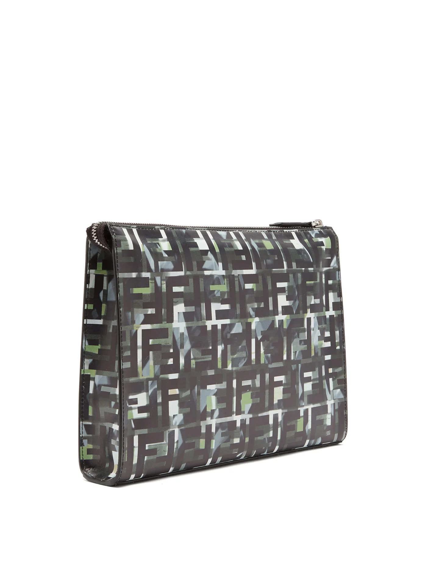 FF camo-print leather pouch - 4