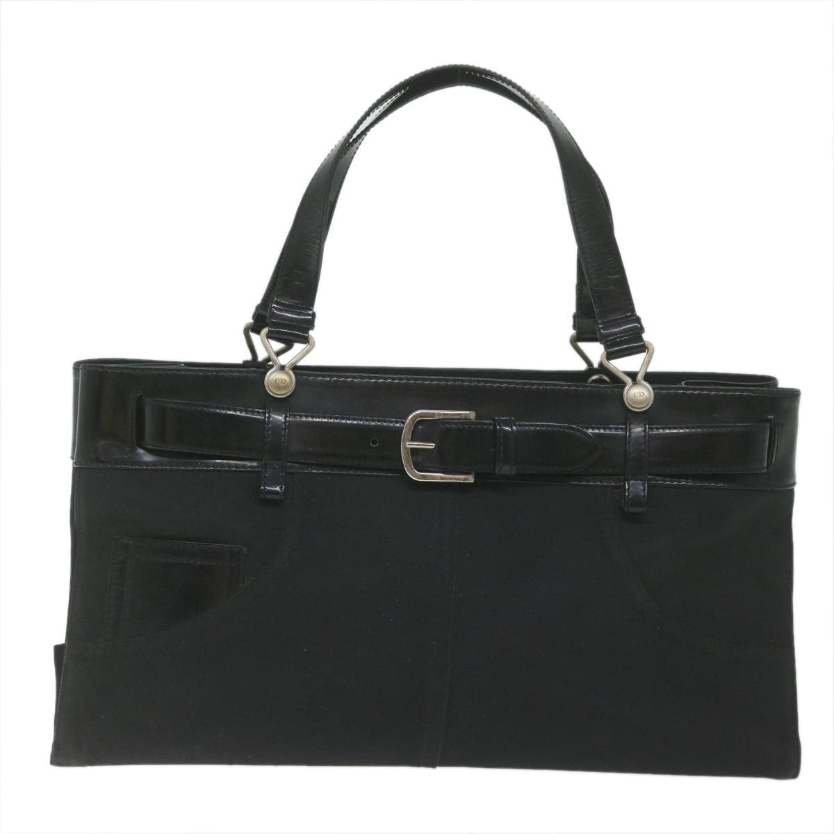 DIOR Hand Bag Nylon Black - 2