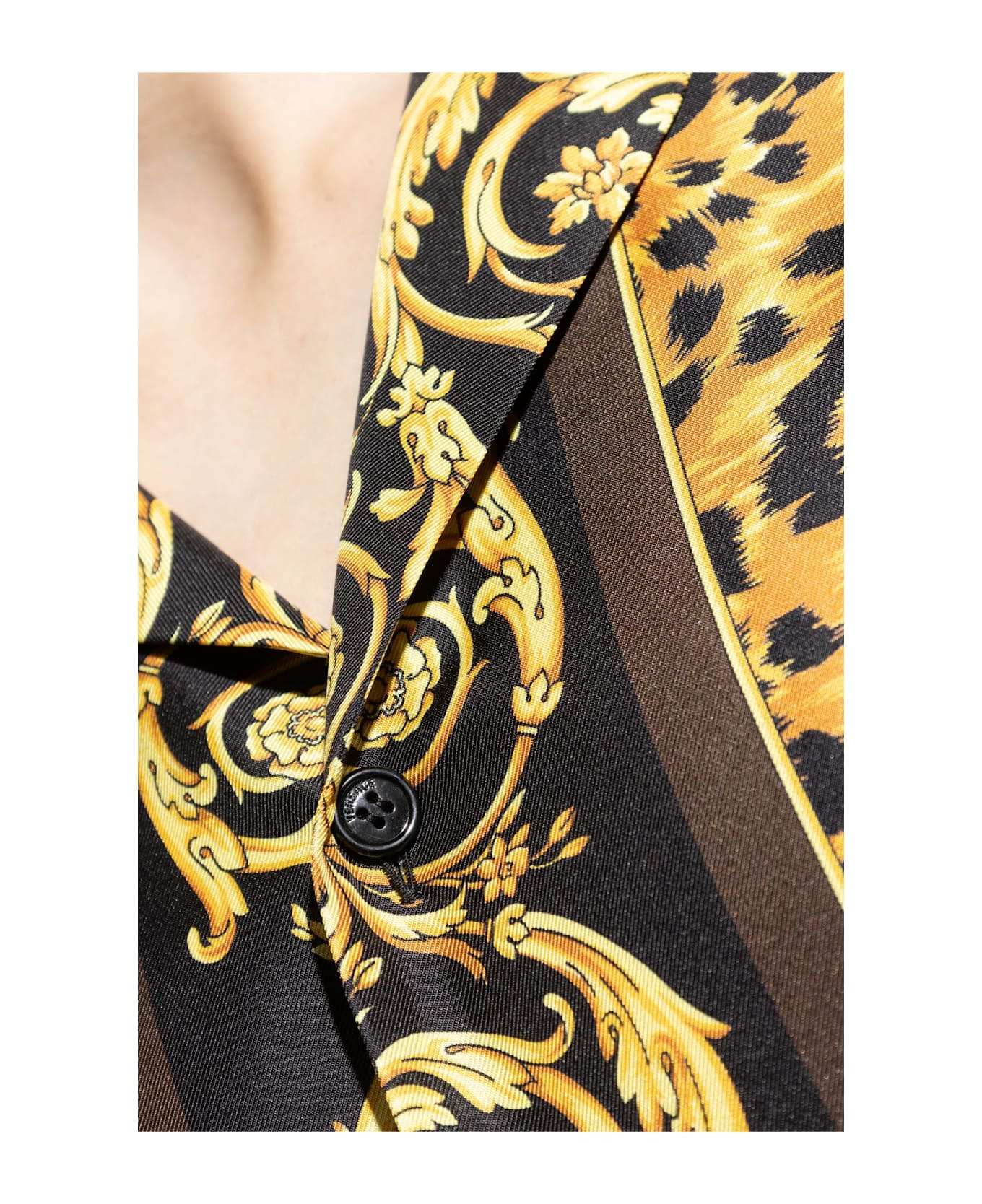 Versace Silk Short-sleeve Shirt - 5
