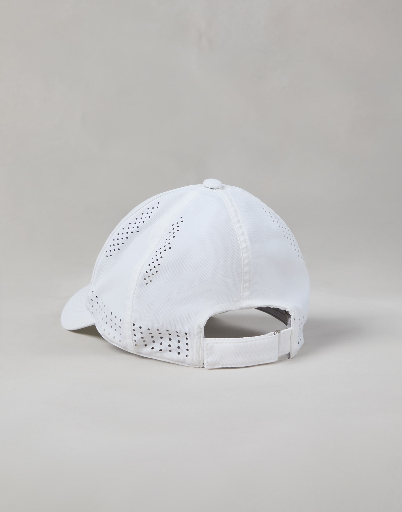 Lightweight techno fabric cap with tennis print - 2