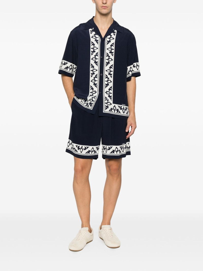 Sandro short-sleeve button-fastening shirt outlook