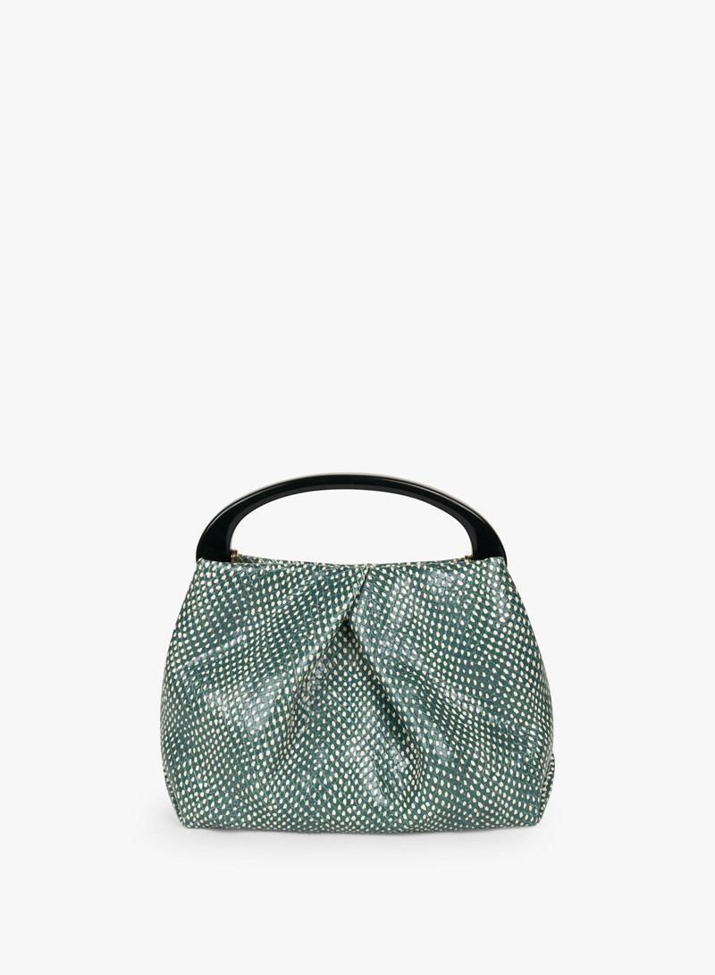 SMALL PLEATED LEATHER BAG 4