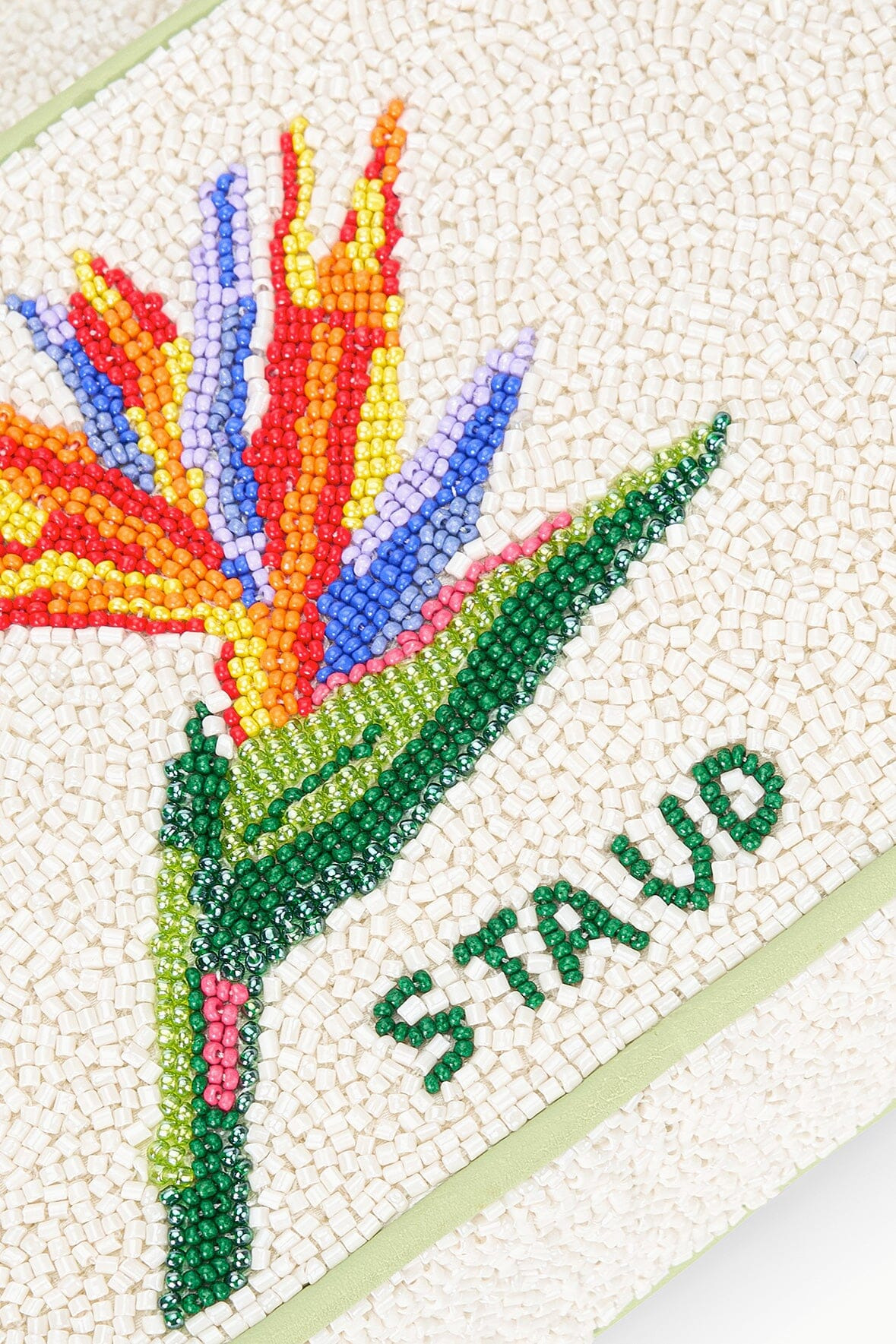 STAUD TOMMY BEADED BAG BIRDS OF PARADISE - 7