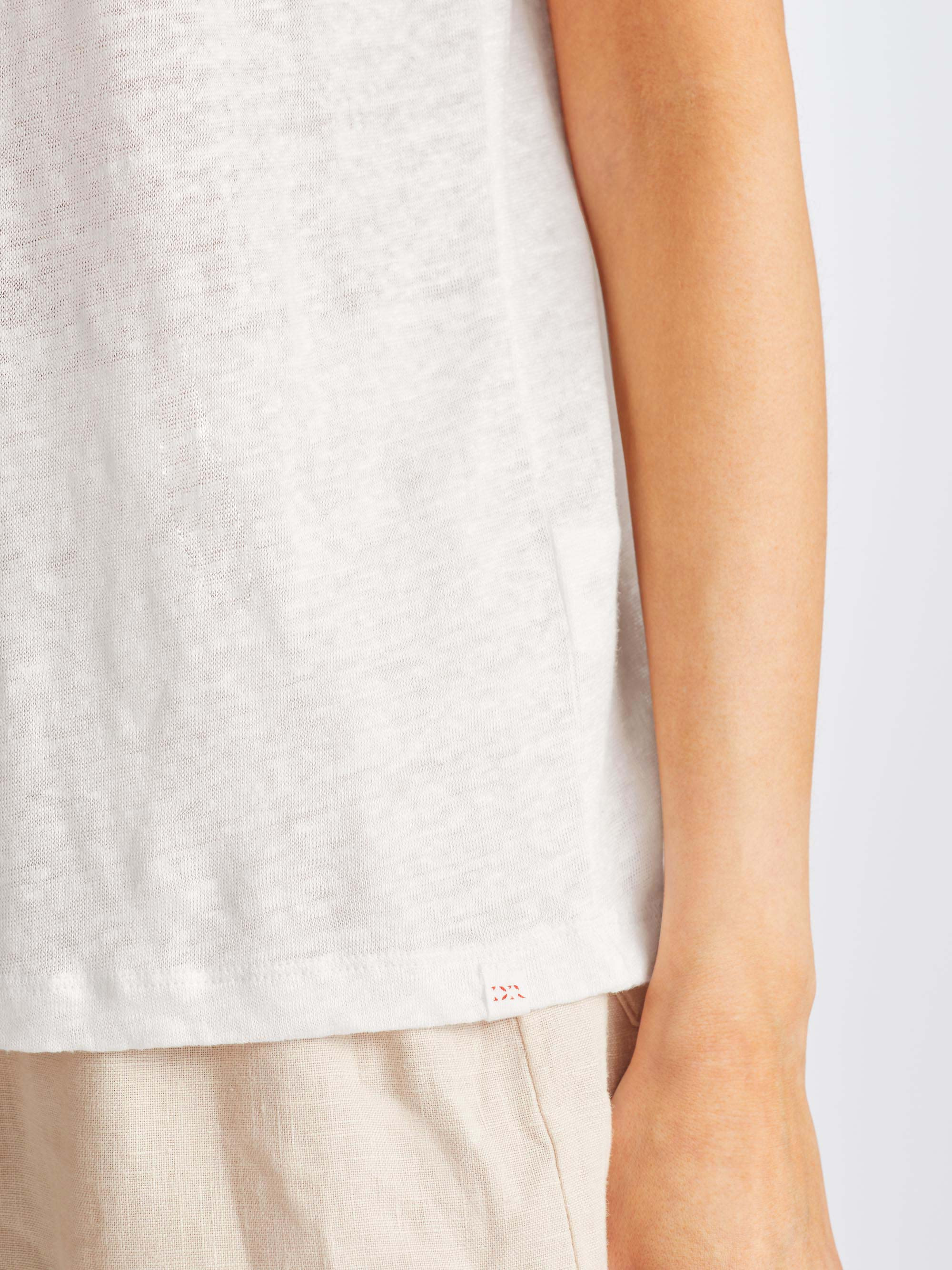 Women's T-Shirt Jordan Linen White - 6