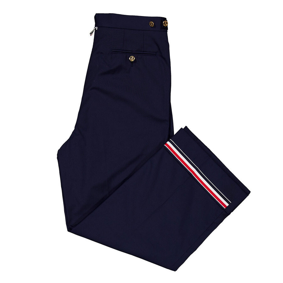 Thom Browne Men's RWB-Stripe Tailored Trousers - 7