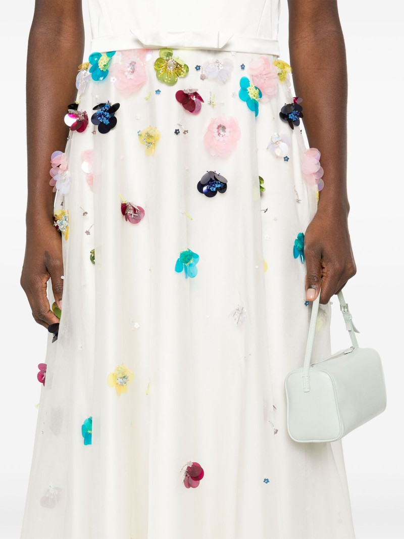 embroidered A-line maxi dress 5