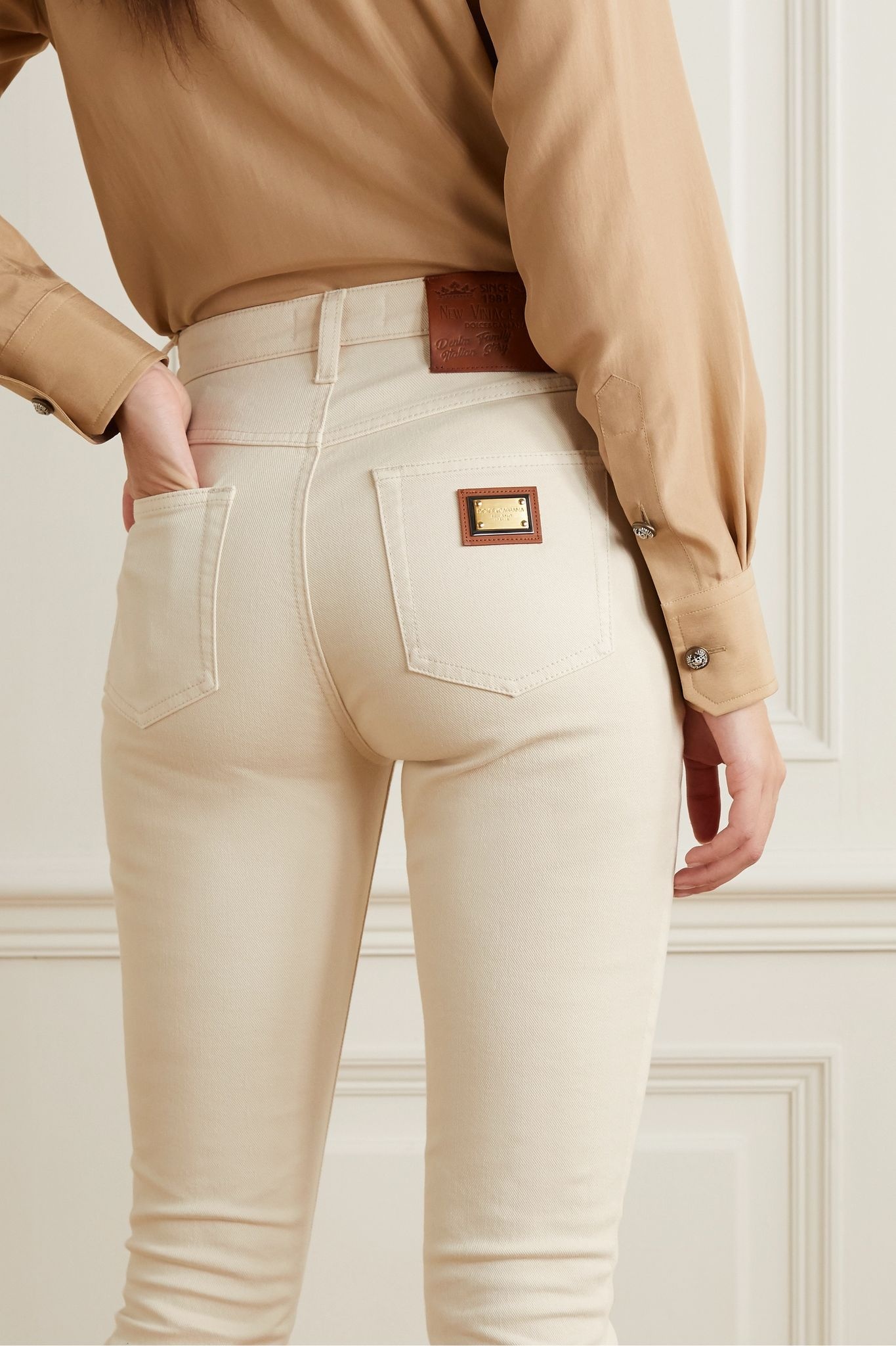 High-rise skinny jeans - 4