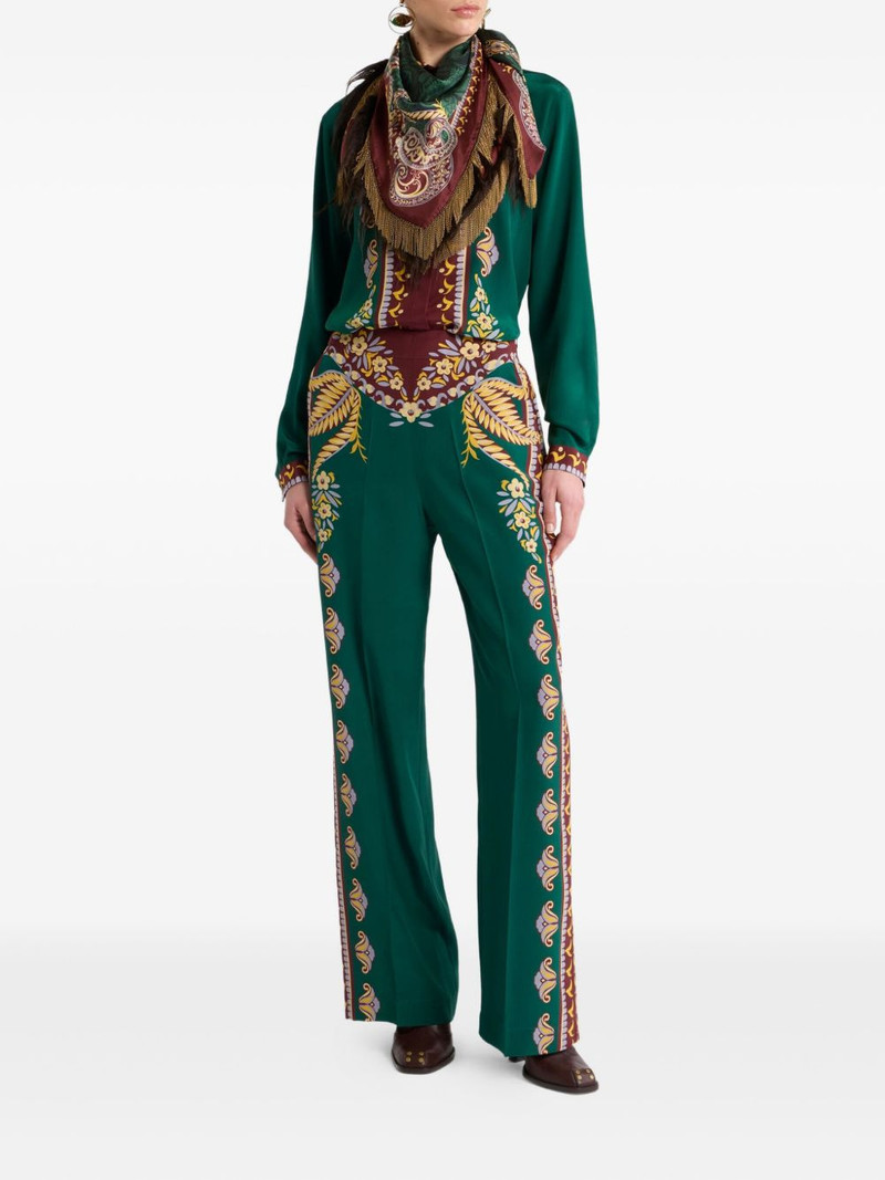 Etro floral-print trousers outlook